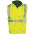 HiVis Reversible Vest w/- Tape Yellow/Bo