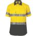 DNC 3887 Yellow/Navy Hi Vis Polo Shirt