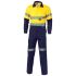 DNC Yellow/Navy Hi Vis Overalls, 117R