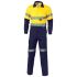 DNC Yellow/Navy Hi Vis Overalls, 117S