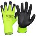 DNC Black/Yellow General Purpose Work Gloves, Size Small, Nitrile Foam Coating