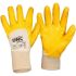 DNC Orange Cotton General Purpose Work Gloves, Size Small, Nitrile Coating