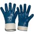 DNC Blue Cotton General Purpose Work Gloves, Size 11, Nitrile Coating