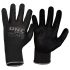 Guantes de trabajo DNC, talla Grande Negro con recubrimiento de Poliéster uretano, Uso general