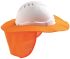 Detachable Hard Hat Brim Fluoro Orange