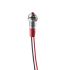 RS PRO Red Panel Mount Indicator, 24V dc, 8mm Mounting Hole Size, Lead Wires Termination, IP67