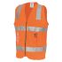 DNC Orange Hi-Vis Hi Vis Vest, 6XL