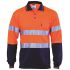 DNC 3716 Orange/Navy Hi Vis Polo Shirt