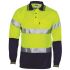 DNC 3716 Yellow/Navy Hi Vis Polo Shirt