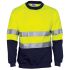 DNC Yellow/Navy Hi Vis Sweatshirt, L