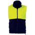 DNC Yellow Anti-Pill Hi Vis Vest, L