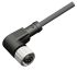 RS PRO Right Angle Female M12 to Unterminated Sensor Actuator Cable, 2m