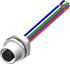 RS PRO Straight Female M12 to Unterminated Sensor Actuator Cable, 500mm