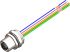 RS PRO Straight Female M12 to Unterminated Sensor Actuator Cable, 500mm