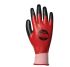 Traffi Red Nitrile, Nylon Cut Resistant Cut Resistant Gloves, Size 12, XXXL, Nitrile Coating