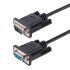 StarTech.com Female 9 Pin D-sub to Male 9 Pin D-sub Serial Cable, 3m PVC