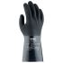Uvex Black Cotton Chemical Resistant Work Gloves, Size 8, NBR Coating