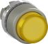 ABB 1SFA1 Series Yellow Push Button, Momentary Actuation