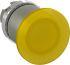 ABB 1SFA1 Series Yellow Maintained Push Button, 40mm Cutout