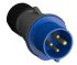 ABB 3P + E Industrial Power Plug, Rated At 16A, 200 → 250 V