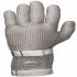 Niroflex Red Stainless Steel Cut Resistant Gloves, Size M, Nitrile Coating