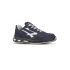 UPower RL20086 Unisex Black, Blue  Toe Capped Safety Shoes, EU 35, UK 2