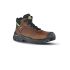 UPower Brown Composite Toe Capped Unisex Safety Boot, UK 2, EU 35