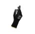Mapa Black Nitrile Breathable Gloves, Size 8, Medium, Nitrile Foam Coating