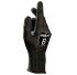 Mapa Black Nitrile Cut Resistant Gloves, Size 9, Large, Nitrile Foam Coating