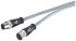 Siemens ET 200 Straight Male M12 to Straight Female M12 Sensor Actuator Cable, 4 Core, 300mm