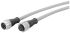 Siemens ET 200 Straight Male 7/8 in to Female 7/8 in Sensor Actuator Cable, 5 Core, 300mm