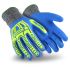 Uvex Thin Lizzie™ Fluid 7102 Blue Glass Fibre, HPPE Impact Protection Work Gloves, Size 7, Small, Nitrile Coating