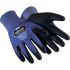 Uvex Blue HPPE Cut Resistant Cut Resistant Gloves, Size 8, Medium, Polyurethane Coating