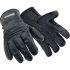 Uvex Grey Elastane Needle Resistant Work Gloves, Size 9, Large, PVC dots Coating