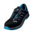 Zapatos de seguridad Unisex Uvex de color Negro, azul, talla 39