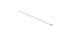 HellermannTyton Cable Tie, 100mm x 1.8 mm, Natural Nylon