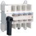 Hager 4P Pole DIN Rail Isolator Switch - 125A Maximum Current, 45kW Power Rating, IP00