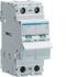 Hager SBN Series Modular Switch, (On)-Off, DIN Rail, NC/NO, 440V, IP20