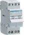 Interruptor modular Hager SBN, DP3T, Conversión, 440V, Carril DIN, IP20