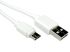 RS PRO USB 2.0 Cable, Male USB A to Male Micro USB B Cable, 150mm