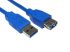 RS PRO Male Type A to Female Type A USB Extension Cable, USB 3.0, 1m