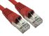 RS PRO Cat6a Straight Male RJ45 to Straight Male RJ45 Ethernet Cable, S/FTP, Red LSZH Sheath, 500mm, Low Smoke Zero