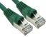 RS PRO Cat6a Straight Male RJ45 to Straight Male RJ45 Ethernet Cable, S/FTP, Green LSZH Sheath, 1m, Low Smoke Zero