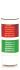 Torretta di segnalazione Sirena, 24 V, LED, 2 elementi, lenti , lenti Verde, Rosso