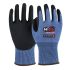 NXG Black HPPE, Nitrile, Nylon, Spandex Cut Resistant Work Gloves, Size 6, Nitrile Coating