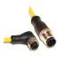 Mueller Electric C4AD05 Serien 4 leder M12 til M12 Sensor/aktuatorkabel, 10m kabel