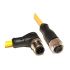 Mueller Electric 5芯传感器执行器电缆, M12转M12, 2m长黄色护套, C5BC06系列 C5BC06M002