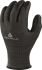 Delta Plus Black Polyurethane Anti-Static General Handling Gloves, Size 9, Large, Polyurethane Coating