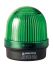 Sygnalizator 12 →230 V Światło ciągłe Zielony Montaż podstawy Włókno