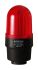 Werma 219 Series Red Continuous lighting Beacon, 115 V, Tube Mounting, LED Bulb